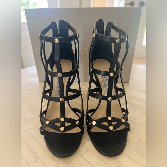 Jimmy Choo Authentic Cage heel Stilettos - Picture 1 of 12